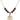 Saint Olivia Birthstone Necklace | 3/4 inch | 6mm Beads  Garnet 14kt Gold Filled