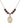 Saint Anthony of Egypt Birthstone Necklace | 3/4 inch | 6mm Beads  Garnet 14kt Gold Filled