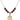 Saint Columbanus Birthstone Necklace | 3/4 inch | 6mm Beads  Garnet 14kt Gold Filled