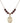 Saint Columbanus Birthstone Necklace | 3/4 inch | 6mm Beads  Garnet 14kt Gold Filled