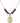 Saint Cornelius Birthstone Necklace | 3/4 inch | 6mm Beads  Garnet 14kt Gold Filled