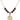 Saint Luigi Orione Birthstone Necklace | 3/4 inch | 6mm Beads  Garnet 14kt Gold Filled