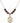 Saint Arnold Janssen Birthstone Necklace | 3/4 inch | 6mm Beads  Garnet 14kt Gold Filled