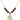 Saint Joseph Freinademetz Birthstone Necklace | 3/4 inch | 6mm Beads  Garnet 14kt Gold Filled
