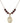 Saint Joseph Freinademetz Birthstone Necklace | 3/4 inch | 6mm Beads  Garnet 14kt Gold Filled