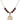 Saint Louis Marie de Montfort Birthstone Necklace | 3/4 inch  Garnet 14kt Gold Filled