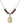Saint Kenneth Birthstone Necklace | 3/4 inch | 6mm Beads  Garnet 14kt Gold Filled