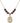 Saint Rene Goupil Birthstone Necklace | 3/4 inch | 6mm Beads  Garnet 14kt Gold Filled
