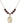 Saint Regina Birthstone Necklace | 3/4 inch | 6mm Beads  Garnet 14kt Gold Filled