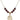 Immaculate Heart of Mary Birthstone Necklace | 3/4 inch | 6mm Beads  Garnet 14kt Gold Filled