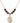 Saint Clement Birthstone Necklace | 3/4 inch | 6mm Beads  Garnet 14kt Gold Filled