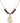 Saint Anselm of Canterbury Birthstone Necklace | 3/4 inch | 6mm Beads  Garnet 14kt Gold Filled