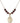 Saint Thomas A Becket Birthstone Necklace | 3/4 inch | 6mm Beads  Garnet 14kt Gold Filled