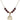 Our Lady of Tears Birthstone Necklace | 3/4 inch | 6mm Beads  Garnet 14kt Gold Filled