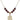 Saint Januarius Birthstone Necklace | 3/4 inch | 6mm Beads  Garnet 14kt Gold Filled