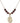 Saint Januarius Birthstone Necklace | 3/4 inch | 6mm Beads  Garnet 14kt Gold Filled
