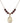 Pope Saint Eugene I Birthstone Necklace | 3/4 inch | 6mm Beads  Garnet 14kt Gold Filled