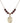 Saint Dunstan Birthstone Necklace | 3/4 inch | 6mm Beads  Garnet 14kt Gold Filled