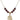 Saint Eustachius Birthstone Necklace | 3/4 inch | 6mm Beads  Garnet 14kt Gold Filled