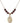 Saint Eustachius Birthstone Necklace | 3/4 inch | 6mm Beads  Garnet 14kt Gold Filled