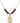 Saint John Chrysostom Birthstone Necklace | 3/4 inch | 6mm Beads  Garnet 14kt Gold Filled