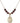 Saint Paula Birthstone Necklace | 3/4 inch | 6mm Beads  Garnet 14kt Gold Filled