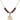 Saint Josephine Bakhita Birthstone Necklace | 3/4 inch | 6mm Beads  Garnet 14kt Gold Filled