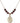 Saint Edwin Birthstone Necklace | 3/4 inch | 6mm Beads  Garnet 14kt Gold Filled