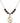 Saint Josemaria Escriva Birthstone Necklace | 3/4 inch | 6mm Beads  Garnet 14kt Gold Filled
