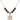 Divine Mercy Birthstone Necklace | 3/4 inch | 6mm Beads  Garnet 14kt Gold Filled