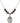 Collar de San Felipe Neri con piedra de nacimiento | 1,9 cm | Cuentas de 6 mm