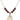 Saint Rose Philippine Duchesne Birthstone Necklace | 3/4 inch  Garnet 14kt Gold Filled