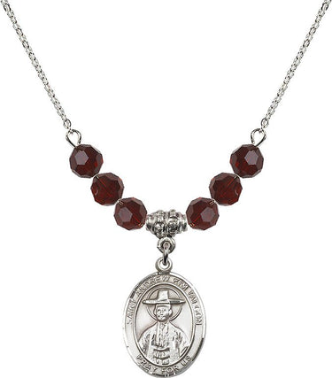 Collar de nacimiento de San Andrés Kim Taegon | 1,9 cm | Cuentas de 6 mm