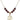 Saint Simon the Apostle Birthstone Necklace | 3/4 inch | 6mm Beads  Garnet 14kt Gold Filled