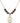 Saint Simon the Apostle Birthstone Necklace | 3/4 inch | 6mm Beads  Garnet 14kt Gold Filled