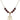 Saint Rocco Birthstone Necklace | 3/4 inch | 6mm Beads  Garnet 14kt Gold Filled