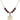 Saint Aidan of Lindesfarne Birthstone Necklace | 3/4 inch | 6mm Beads  Garnet 14kt Gold Filled