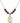 Saint Aidan of Lindesfarne Birthstone Necklace | 3/4 inch | 6mm Beads  Garnet 14kt Gold Filled