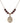 Our Lady of Assumption Birthstone Necklace | 3/4 inch | 6mm Beads  Garnet 14kt Gold Filled