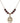 Blessed Miguel Pro Birthstone Necklace | 3/4 inch | 6mm Beads  Garnet 14kt Gold Filled