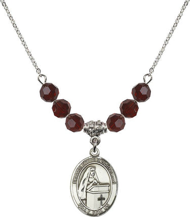 Blessed Emilee Doultremont Birthstone Necklace | 3/4 inch