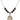 Saint Pauline Visintainer Birthstone Necklace | 3/4 inch | 6mm Beads  Garnet 14kt Gold Filled