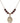 Saint Pauline Visintainer Birthstone Necklace | 3/4 inch | 6mm Beads  Garnet 14kt Gold Filled
