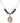 Saint Peter Canisius Birthstone Necklace | 3/4 inch | 6mm Beads  Garnet 14kt Gold Filled