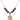 Saint Daria Birthstone Necklace | 3/4 inch | 6mm Beads  Garnet 14kt Gold Filled