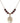 Saint Daria Birthstone Necklace | 3/4 inch | 6mm Beads  Garnet 14kt Gold Filled