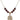Saint Peter Chanel Birthstone Necklace | 3/4 inch | 6mm Beads  Garnet 14kt Gold Filled