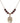Saint Peter Chanel Birthstone Necklace | 3/4 inch | 6mm Beads  Garnet 14kt Gold Filled
