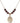 Saint Nathanael Birthstone Necklace | 3/4 inch | 6mm Beads  Garnet 14kt Gold Filled