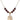 Saint Columbkille Birthstone Necklace | 3/4 inch | 6mm Beads  Garnet 14kt Gold Filled
